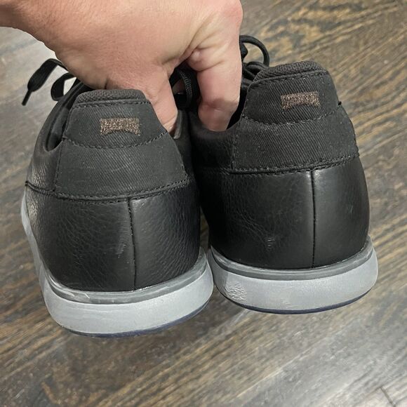 Camper Smith Shoes Men's 45 US 11 Black Leather Comfort Preppy Office Formal - Picture 5 of 7